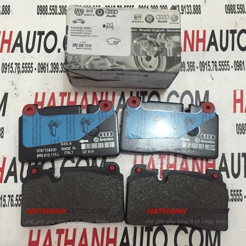 M 225 Phanh Bố Thắng Trước Xe Audi A6 A7 A8 8r0698151h